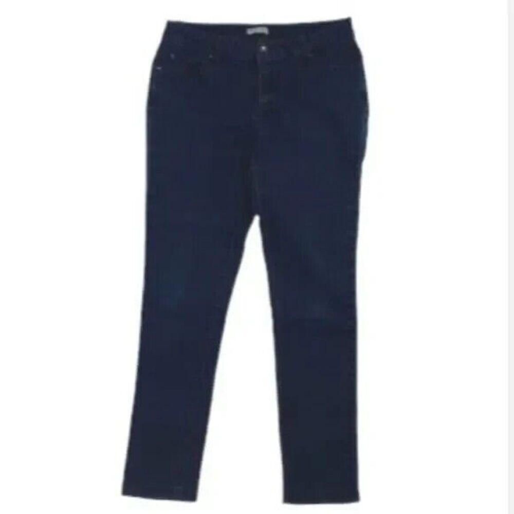 Per Se jeans size 12 animal print blue *
